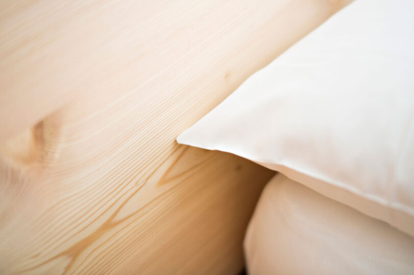 Hotel Hauser St. Moritz - Room details - Native moon wood from pine and larch