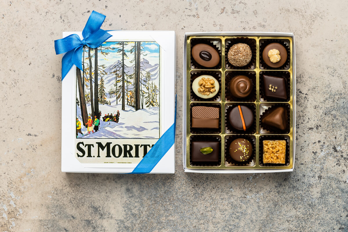 Hauser Confiserie St. Moritz - Praline di cioccolato di St. Moritz
