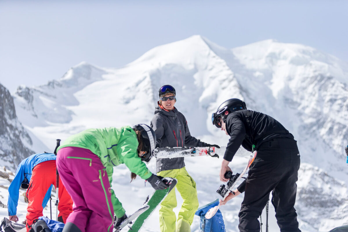 Hotel Hauser St. Moritz - Upper Engadine surroundings Winter activities - Ski tours